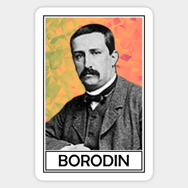 Alexander Borodin Sticker by TheMusicophile